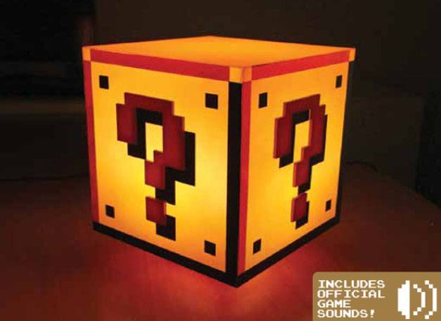 Lámpara Question Block Super Mario Bros 18cm Paladone