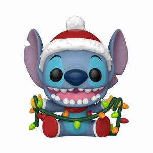 Disney Figura POP! Vinyl Holiday Stitch w/Lights 9 cm