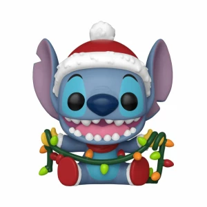 Disney Figura POP! Vinyl Holiday Stitch w/Lights 9 cm