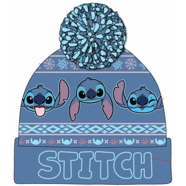 Lilo & Stitch Gorro Pom-Pom Dark Blue