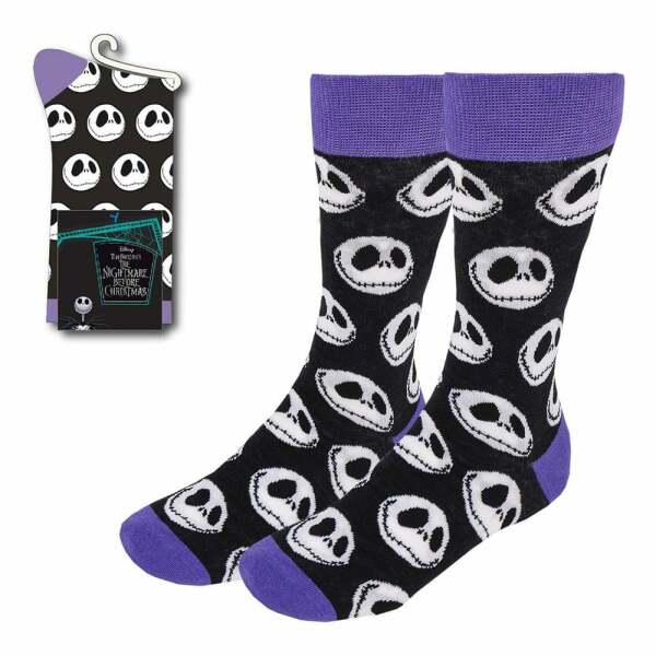 Pesadilla antes de Navidad Calcetines Jack´s Face Purple 38-45