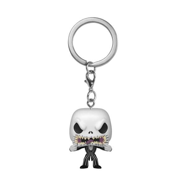 Pesadilla antes de Navidad Llaveros Pocket POP! Vinyl Jack (Scary Face) 4 cm Expositor (12)