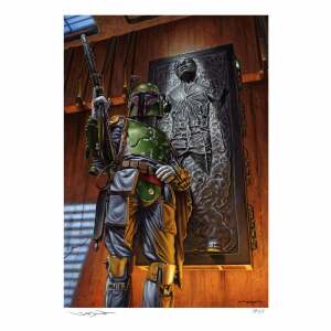 Star Wars Litografia Boba Fett: The Bounty 46 x 61 cm – sin marco