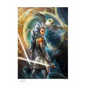 Star Wars: Rebels Litografia Ahsoka Tano and Morai: Old Friends 46 x 61 cm – sin marco