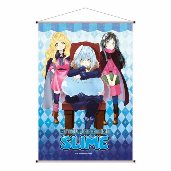 That Time I Got Reincarnated as a Slime Póster Tela Rimuru, Alice, Chloe 60 x 90 cm