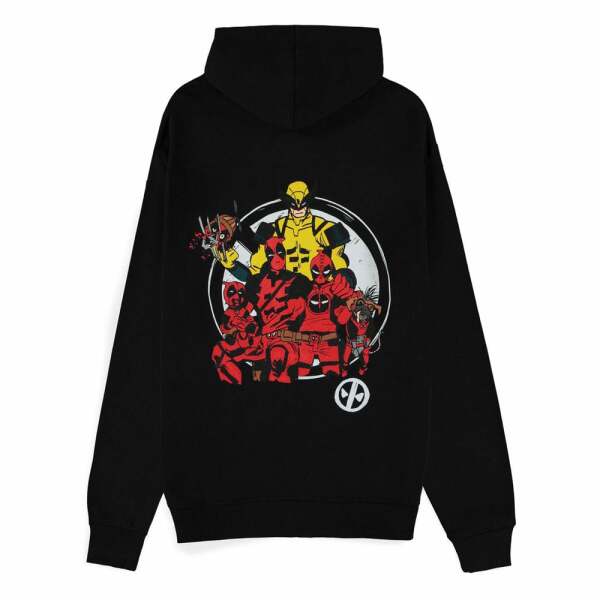 Deadpool Sudadera Capucha Family Portrait talla L