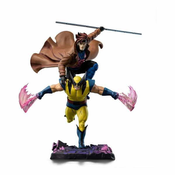 Marvel Estatua 1/10 Deluxe Art Scale X-Men´97 Gambit & Wolverine 29 cm