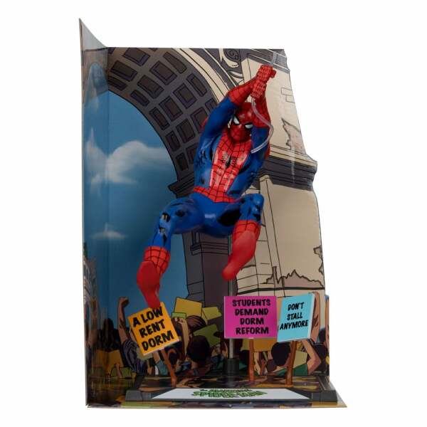 Marvel Collection Estatua PVC 1/10 Spider-Man & Scene Gold Label (The Amazing Spider-Man #68) 15 cm