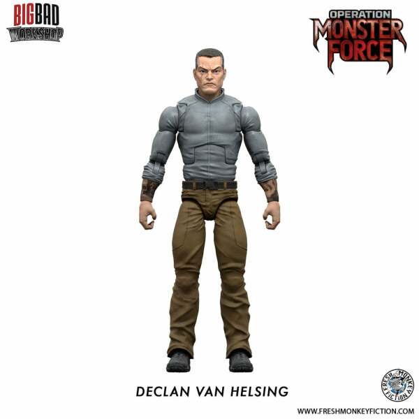 Operation: Monster Force Figura 1/12 Declan Van Helsing 15 cm