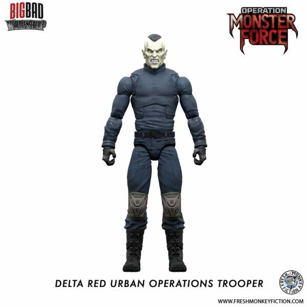 Operation: Monster Force Figura 1/12 Delta Red Urban Operations Trooper 15 cm