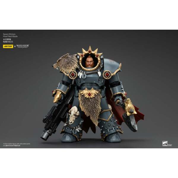 Warhammer The Horus Heresy Figura 1/18 Space Wolves Hvarl Red-Blade 14 cm