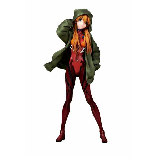 Shin Evangelion Movie Statue PVC 1/7 Shikinami Asuka Langley Hoodie Ver. 23 cm