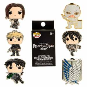 Attack on Titan Loungefly Chapas esmaltadas Blind S4 Character Expositor (12)