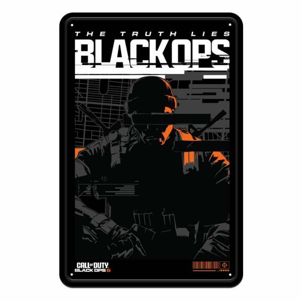 Call of Duty: Black Ops 6 cartel de metal Black Ops 6 20 x 30 cm