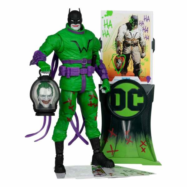 DC Multiverse Figura Batman (Batman: Last Knight on Earth) Jokerized (Gold Label) 18 cm