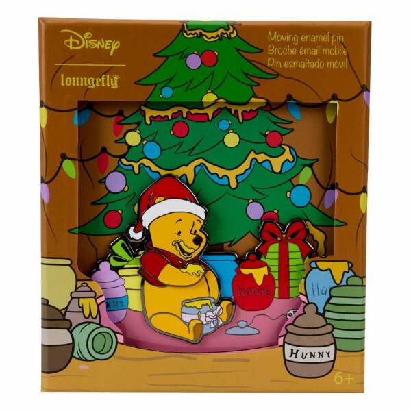 Disney by Loungefly Chapas esmaltadas 3″ Collector Box Winnie the Pooh Honey Present Limited Edition 8 cm