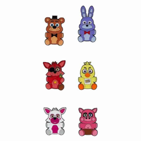 Five Nights at Freddy’s Loungefly Chapas esmaltadas Blind Character Expositor (12)