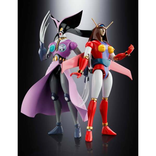 Great Mazinger Figuras Diecast Soul of Chogokin GX-114 Janus & GX-12R Venus A Set 17 cm