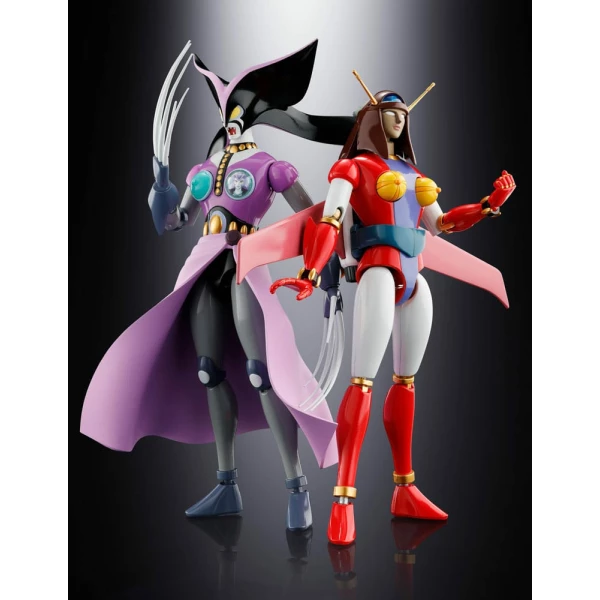 Great Mazinger Figuras Diecast Soul of Chogokin GX-114 Janus & GX-12R Venus A Set 17 cm