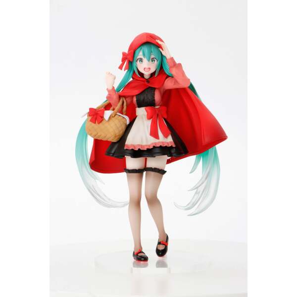 Hatsune Miku Wonderland Estatua PVC Little Red Riding Hood 18 cm