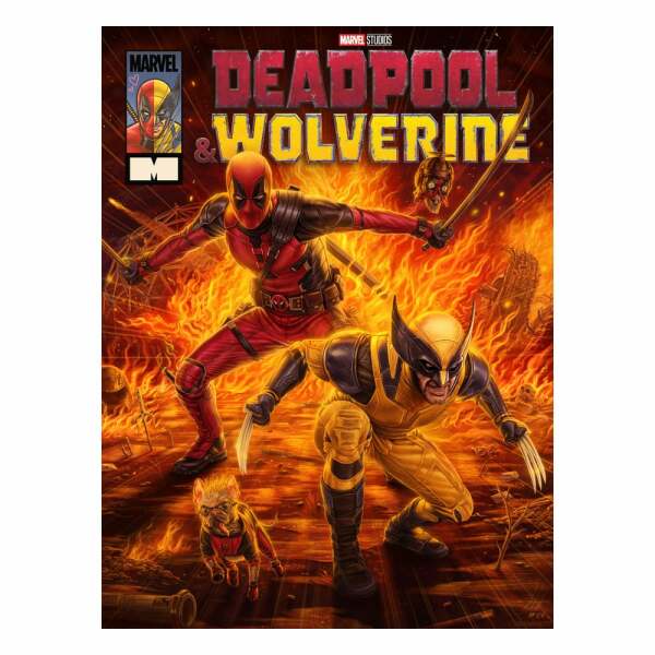 Marvel Litografia Deadpool & Wolverine 46 x 61 cm – sin marco