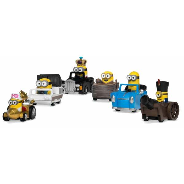 Minions Vehículos de cuerda con Figuras Zoom Hero Surtido (12)