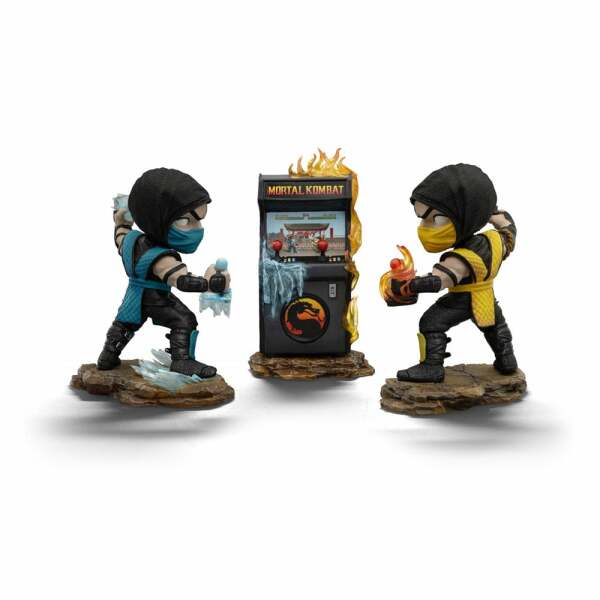 Mortal Kombat Minifiguras Mini Co. PVC Scorpion vs. Subzero Arcade Set 15 cm