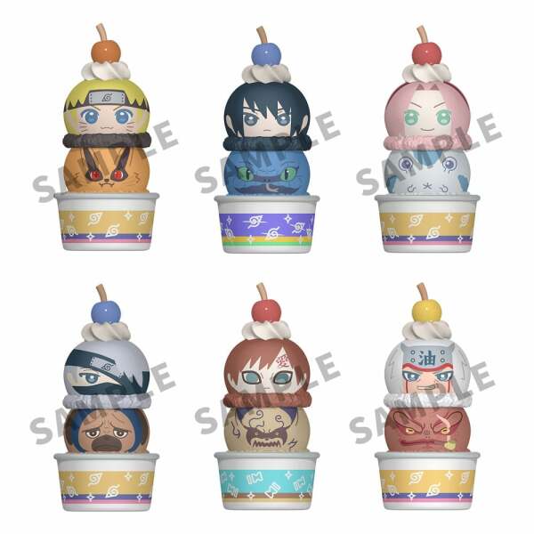 Naruto Shippuden Pack de 6 Figuras Tsumichen Stack up & Change 8 cm (with gift)