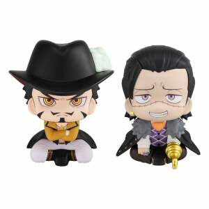 One Piece Estatuas PVC Look Up Dracule Mihawk & Crocodile 11 cm (with gift)