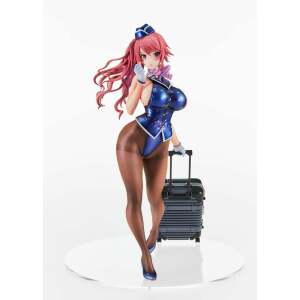 Original Character Estatua PVC Tight na Oshigoto Work 3: Cabin Attendant Aya Saionji 25 cm