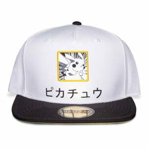 Pokémon Gorra Snapback Pikachu Black, White, Yellow