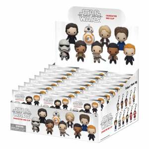 Star Wars: Episodio VII – El despertar de la Fuerza Colgantes PVC 3D Expositor (24)