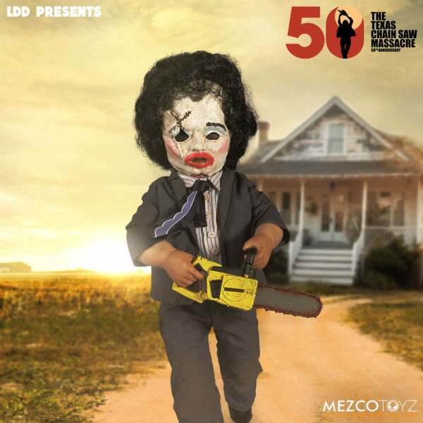 The Texas Chainsaw Massacre (1974) Living Dead Dolls Muñeco Leatherface Deluxe Edition 27 cm