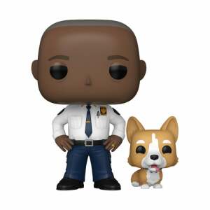 Brooklyn Nine-Nine Figura POP! TV Vinyl Cpt Holt w/dog 9 cm