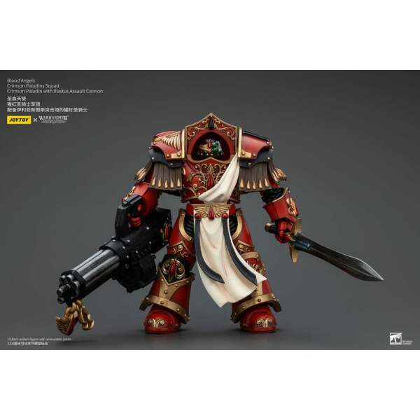 Warhammer The Horus Heresy Figura 1/18 Blood Angels Crimson Paladins Squad Crimson Paladin with Iliastus Assault Cannon 14 cm