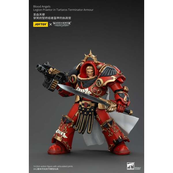 Warhammer The Horus Heresy Figura 1/18 Blood Angels Legion Praetor in Tartaros Terminator Armour 14 cm