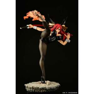 Fairy Tail Estatua 1/6 Erza Scarlet High Kick Black Bunny Ver. 37 cm