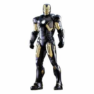 Marvel Los Vengadores Figura Diecast Movie Masterpiece 1/6 Iron Man Mark VII (Black & Gold Version) 32 cm