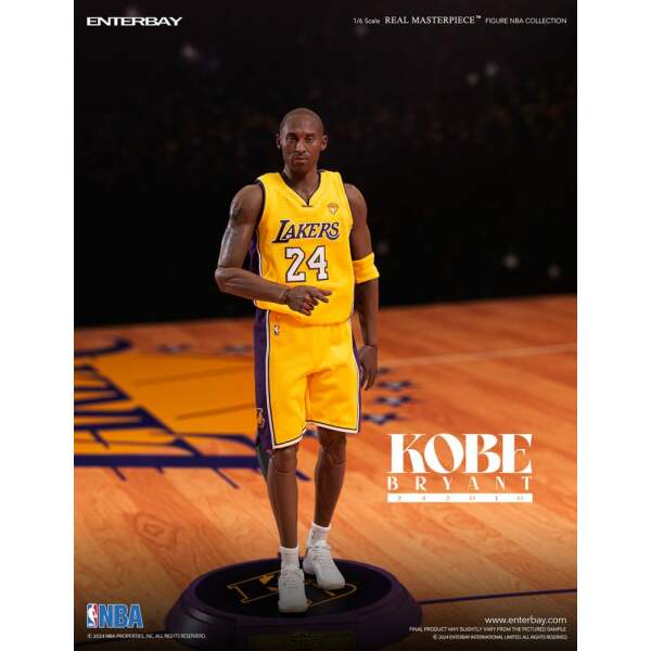 NBA Collection Figura Real Masterpiece 1/6 Kobe Bryant 242010 Limited Edtition 30 cm