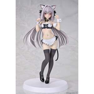 Tsuki ni Yorisou Otome no Sahou Estatua PVC 1/6 Luna Sakurakouji Cat Maid Ver. 26 cm