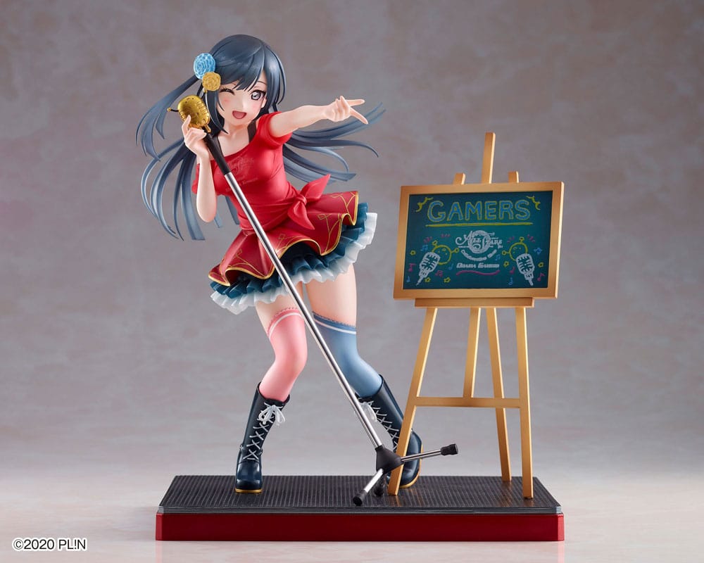 Love Live! Nijigasaki High School Idol Club Estatua PVC 1/7 Odaiba Gamers Signboard Girl Setsuna Yuki 21 cm