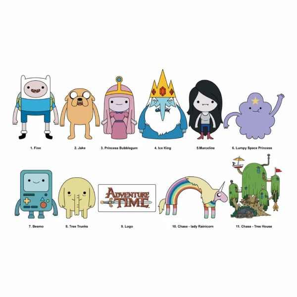 Adventure Time Colgantes PVC 3D Series 1 Expositor (24)