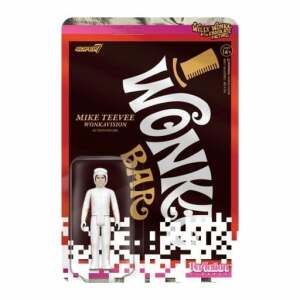 Charlie y la fabrica de chocolate (1971) Figura ReAction Wave 03 Mike Teevee (White Suit) 10 cm