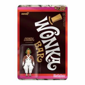 Charlie y la fabrica de chocolate (1971) Figura ReAction Wave 03 Oompa Loompa 10 cm