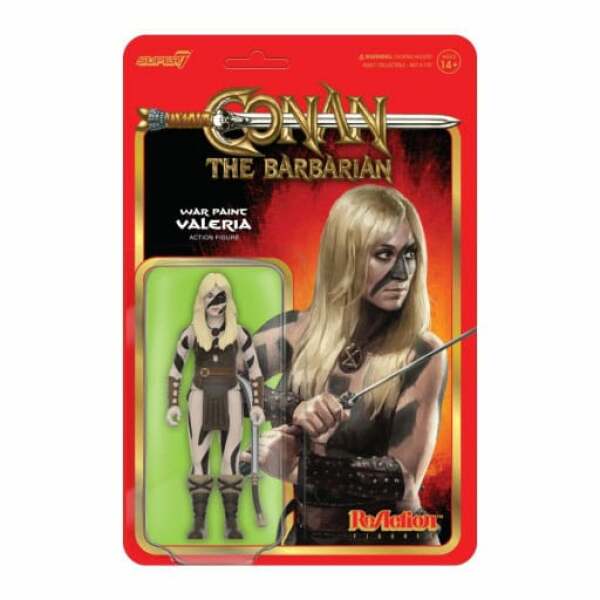 Conan Figura ReAction Wave 02 Valeria (War Paint) 10 cm