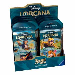 Disney Lorcana TCG Azurite Sea Mazos de Inicio Expositor (8) *Edición Inglés*