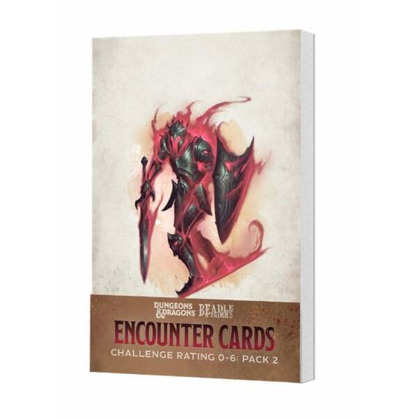 Dungeons & Dragons RPG Cartas de Encuentro Challenge Rating 0-6: Pack 2 *Inglés*