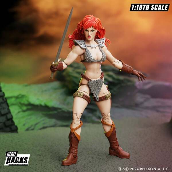 Flash Gordon Hero H.A.C.K.S. Figura Red Sonja