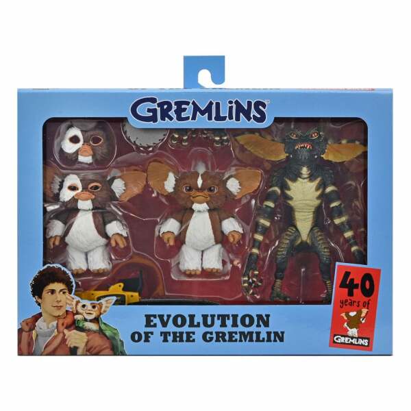 Gremlins Figuras Evolution of a Gremlin 40th Anniversary Box Set 18 cm