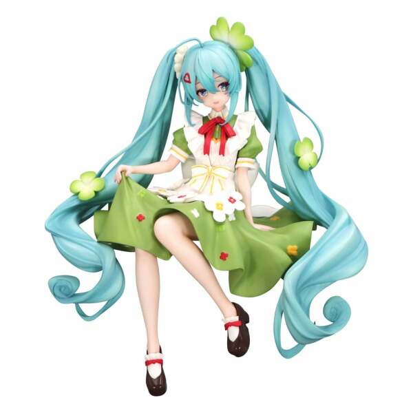 Hatsune Miku Estatua PVC Noodle Stopper Flower Fairy Clover 15 cm